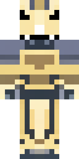 a piglin brute in gold armor with a snout and tusks