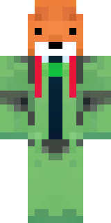 an anthropomorphic fox in a green explorer jacket