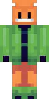 an anthropomorphic fox in a green explorer jacket