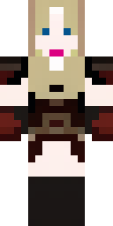 a shieldmaiden in leather armor with war paint