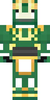 a jade samurai in green and gold ceremonial armor