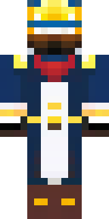 an airship captain in a navy coat with copper gadgets