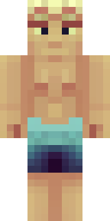 a summer surfer in board shorts with sun-bleached hair