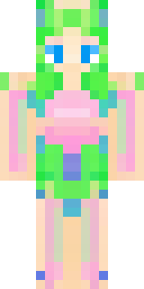 a spring fairy in a petal dress with translucent wings