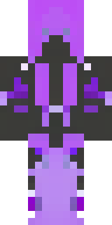 an end-realm sorcerer in obsidian robes with violet particles