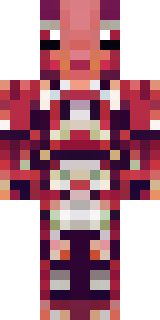 a dragon-rider in scaled crimson armor with leather wings