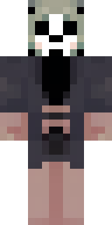 a necromancer in tattered black robes with a bone mask