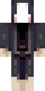 a necromancer in tattered black robes with a bone mask