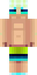 a summer surfer in board shorts with sun-bleached hair