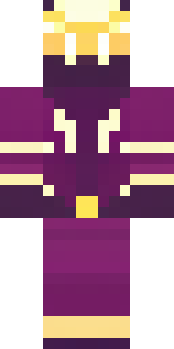 a nether hunter in crimson hide with glowing gold trim