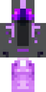 an end-realm sorcerer in obsidian robes with violet particles