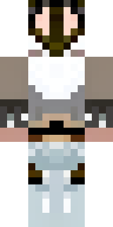 a frost viking in white furs and a horned helm