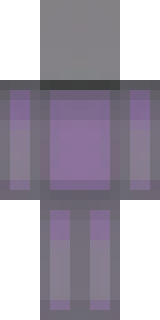 an enderman-inspired figure, tall and black with purple eyes