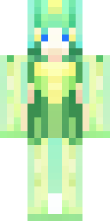 a spring fairy in a petal dress with translucent wings