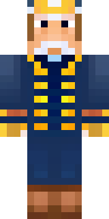 an airship captain in a navy coat with copper gadgets