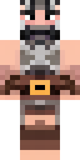 a viking warrior in fur and iron with a braided beard