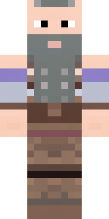 a viking warrior in fur and iron with a braided beard