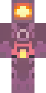 a nether hunter in crimson hide with glowing gold trim
