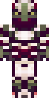a dragon-rider in scaled crimson armor with leather wings