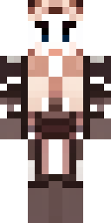 a shieldmaiden in leather armor with war paint