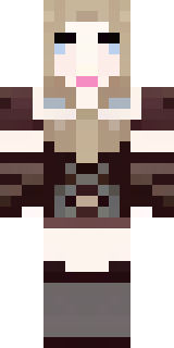 a shieldmaiden in leather armor with war paint