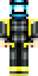 a modern scuba diver in a black wetsuit with a yellow tank