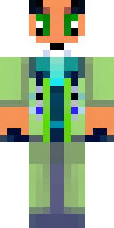an anthropomorphic fox in a green explorer jacket