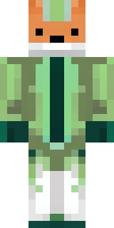 an anthropomorphic fox in a green explorer jacket