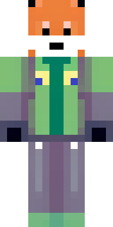 an anthropomorphic fox in a green explorer jacket