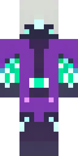 an end-realm sorcerer in obsidian robes with violet particles
