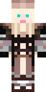 a shieldmaiden in leather armor with war paint