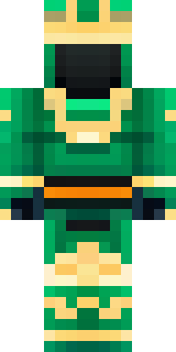 a jade samurai in green and gold ceremonial armor