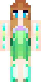 a spring fairy in a petal dress with translucent wings