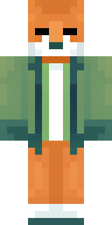 an anthropomorphic fox in a green explorer jacket
