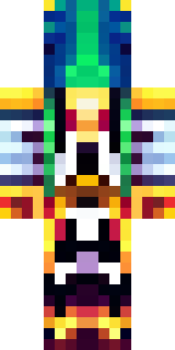 a golden pirate with an eyepatch and a parrot on the shoulder