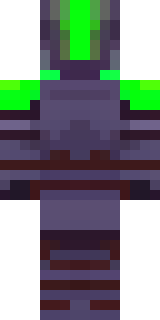 a fallen knight in blackened rusted armor with green glowing cracks