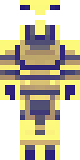 a piglin brute in gold armor with a snout and tusks