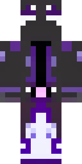 an end-realm sorcerer in obsidian robes with violet particles