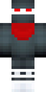 a shadow ninja in matte black with a red scarf