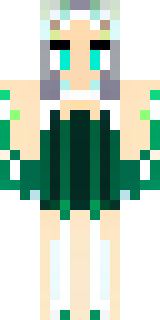 a queen in a flowing emerald gown with a silver tiara