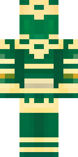 a jade samurai in green and gold ceremonial armor