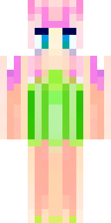a spring fairy in a petal dress with translucent wings