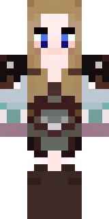 a shieldmaiden in leather armor with war paint