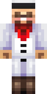 a cheerful chef in a white coat and tall hat with a wooden spoon