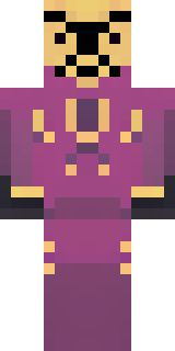 a nether hunter in crimson hide with glowing gold trim