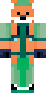 an anthropomorphic fox in a green explorer jacket