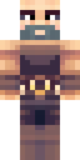 a viking warrior in fur and iron with a braided beard