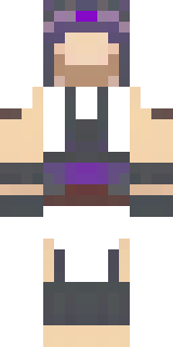 an end-realm sorcerer in obsidian robes with violet particles