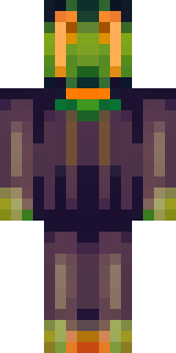 a Halloween pumpkin-headed figure in a dark cloak