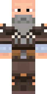 a viking warrior in fur and iron with a braided beard